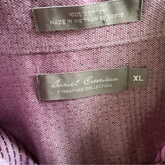Daniel Cremieux Men’s Plum Long Sleeve Button Up Shirt Size XL - Picture 12 of 14